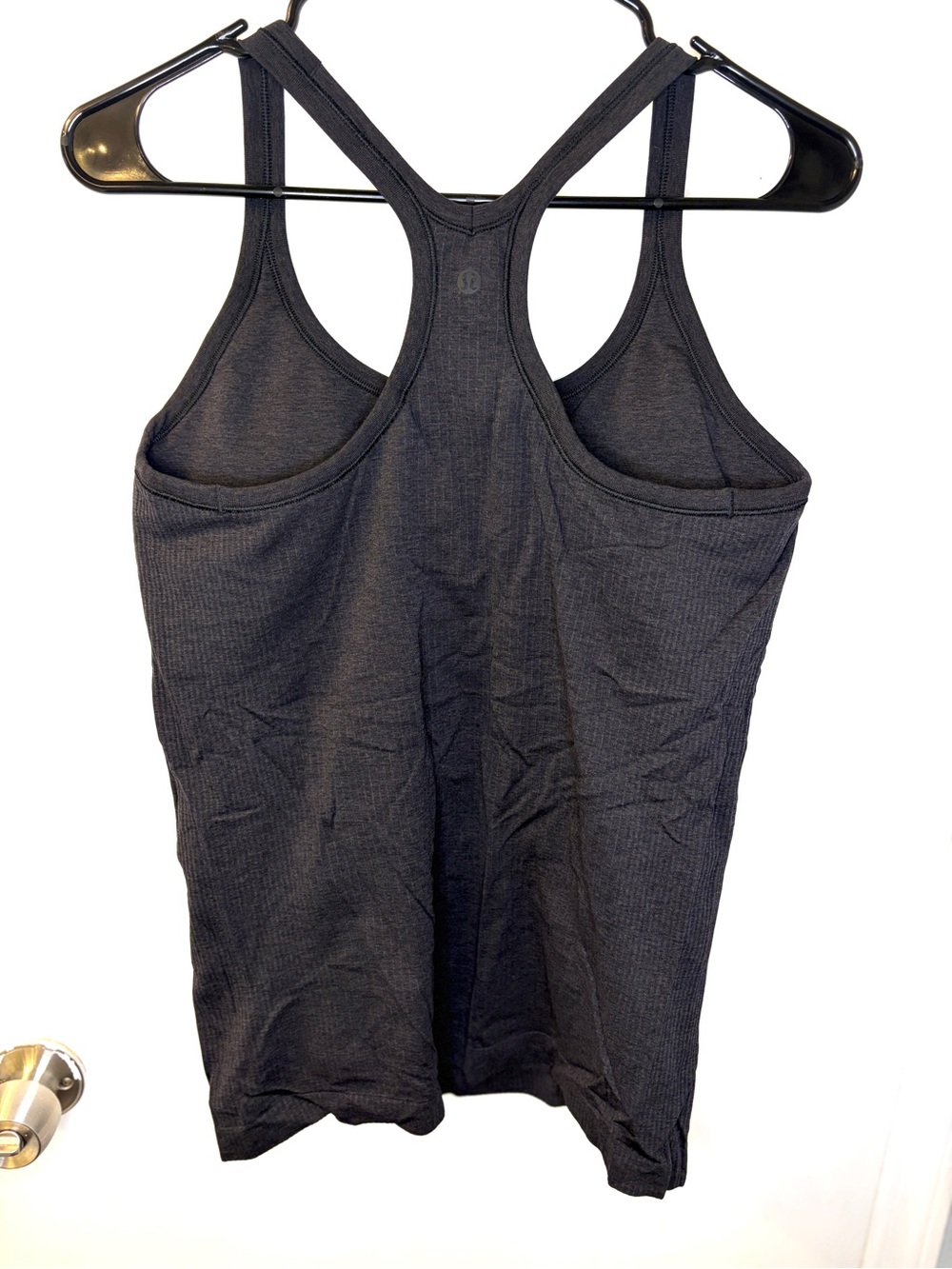 lululemon athletica Dark Grey Ribbed Racerback Tank Top - Picture 5 of 5
